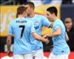 Manchester City 5-3 Chelsea: Nasri hits double in thrilling friendly