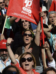 Thousands rally in Portugal against pro-austerity government